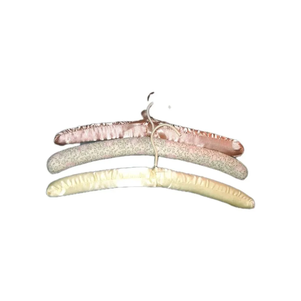 Coat Hangers 3 Padded Cushion Various Colors